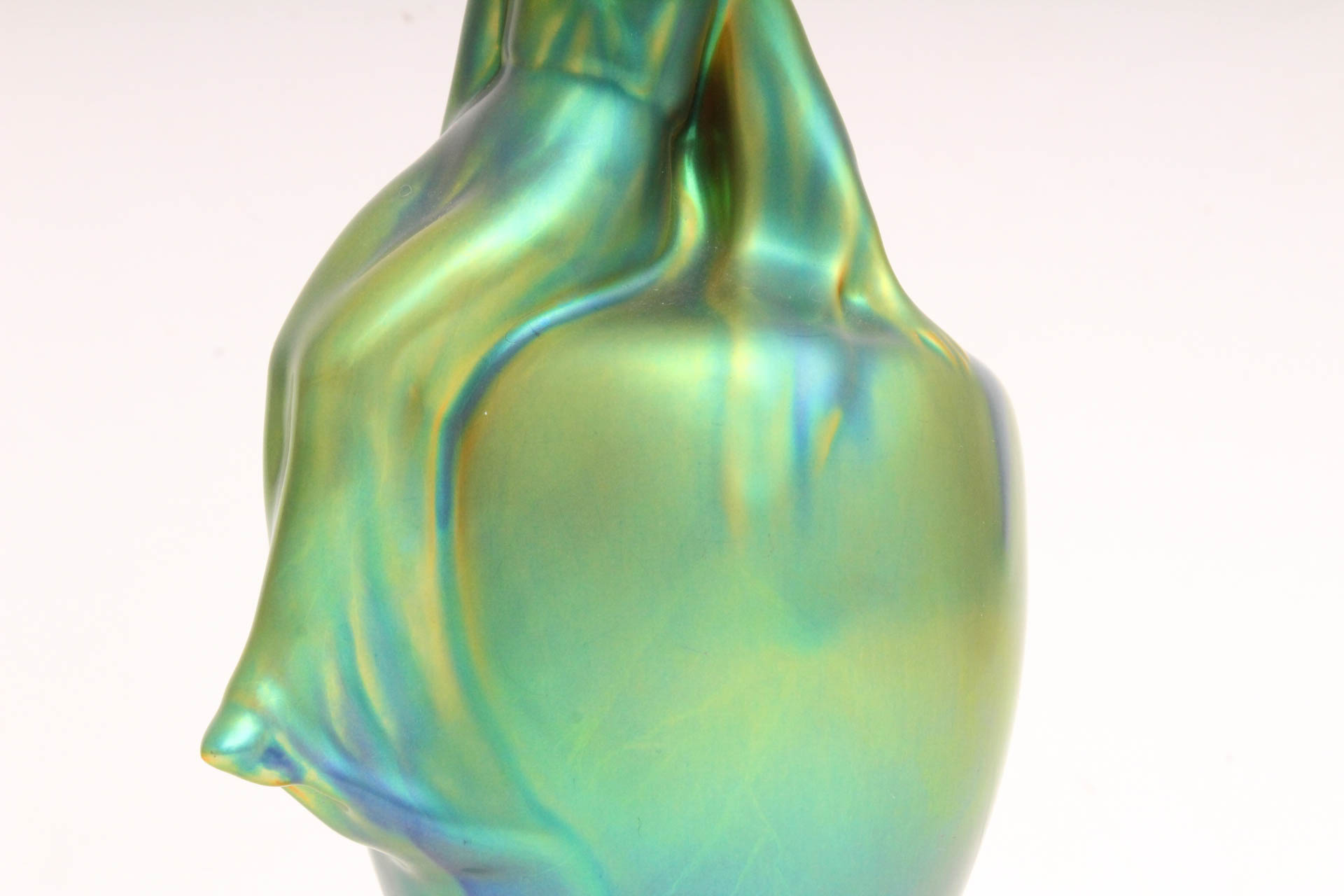 Vintage Zsolnay Hungarian Porcelain Vase