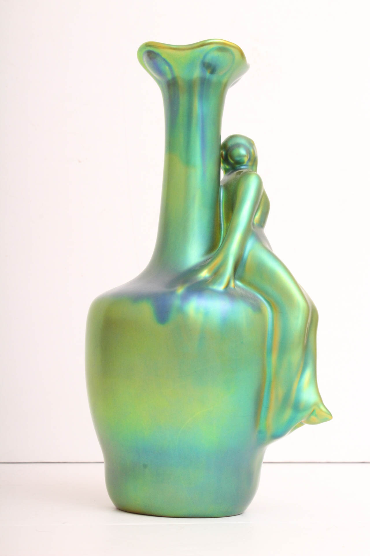 Vintage Zsolnay Hungarian Porcelain Vase