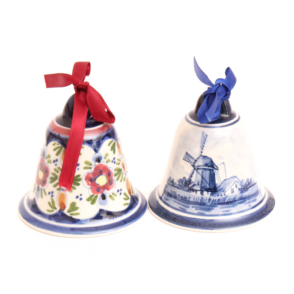 Delft Handpainted Ceramic Bells