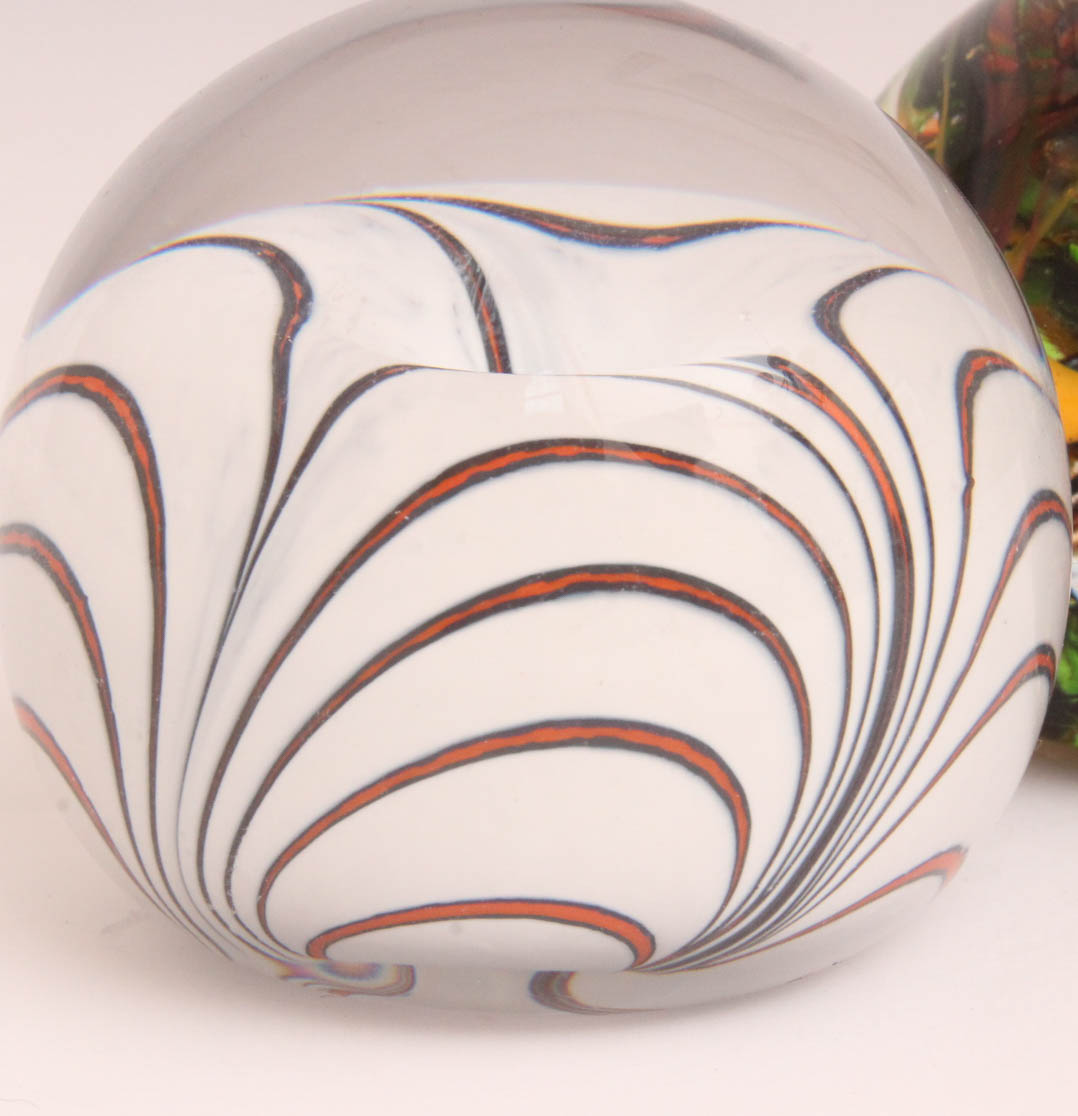 Hand Blown Art Glass Paperweights