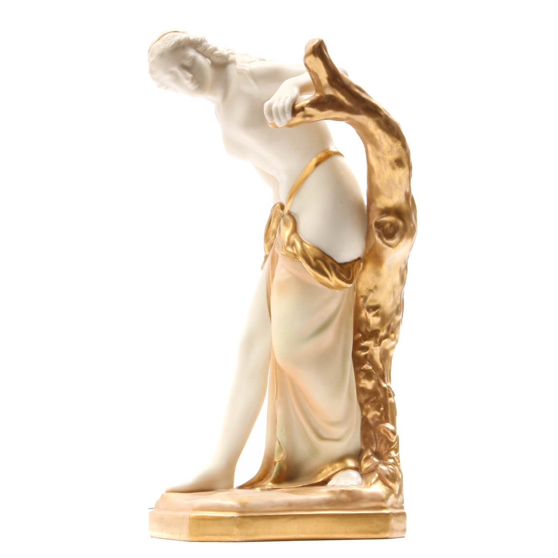 Royal Worcester Figurine "The Bather Surprised"