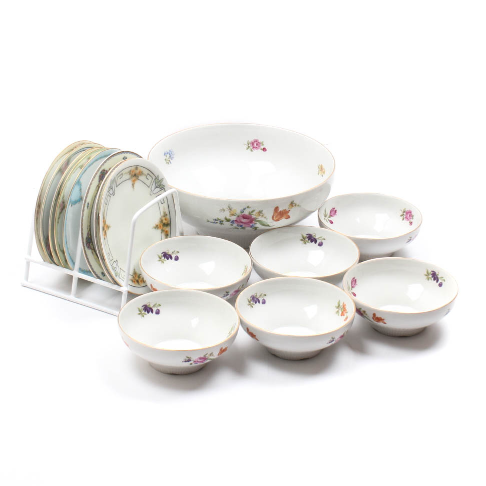 Vintage Porcelain Tableware Collection featuring JLMenau