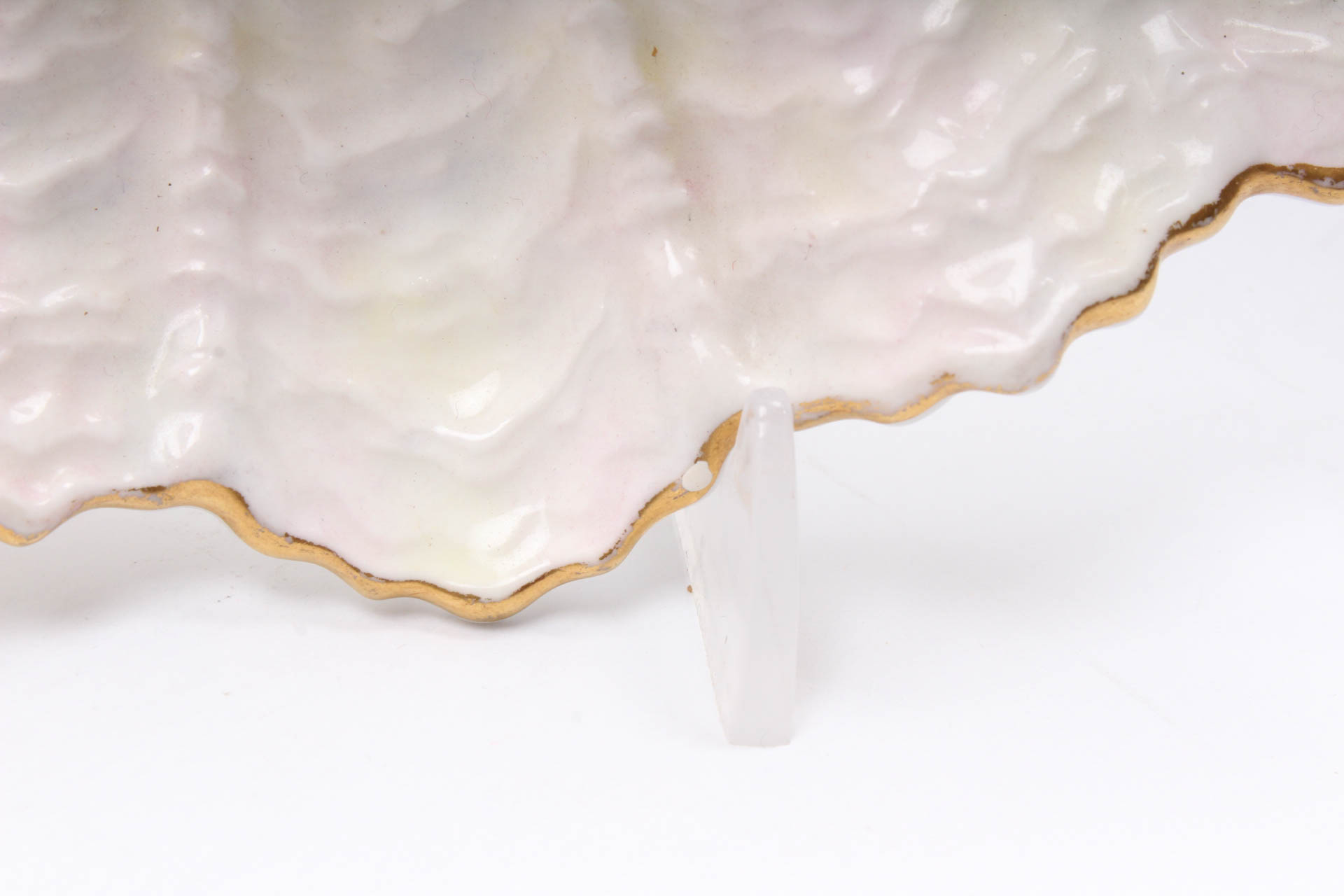 Antique Hand Painted Coalport Shell Plates