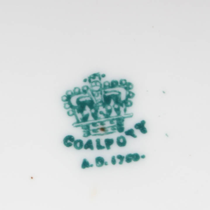 Antique Hand Painted Coalport Shell Plates