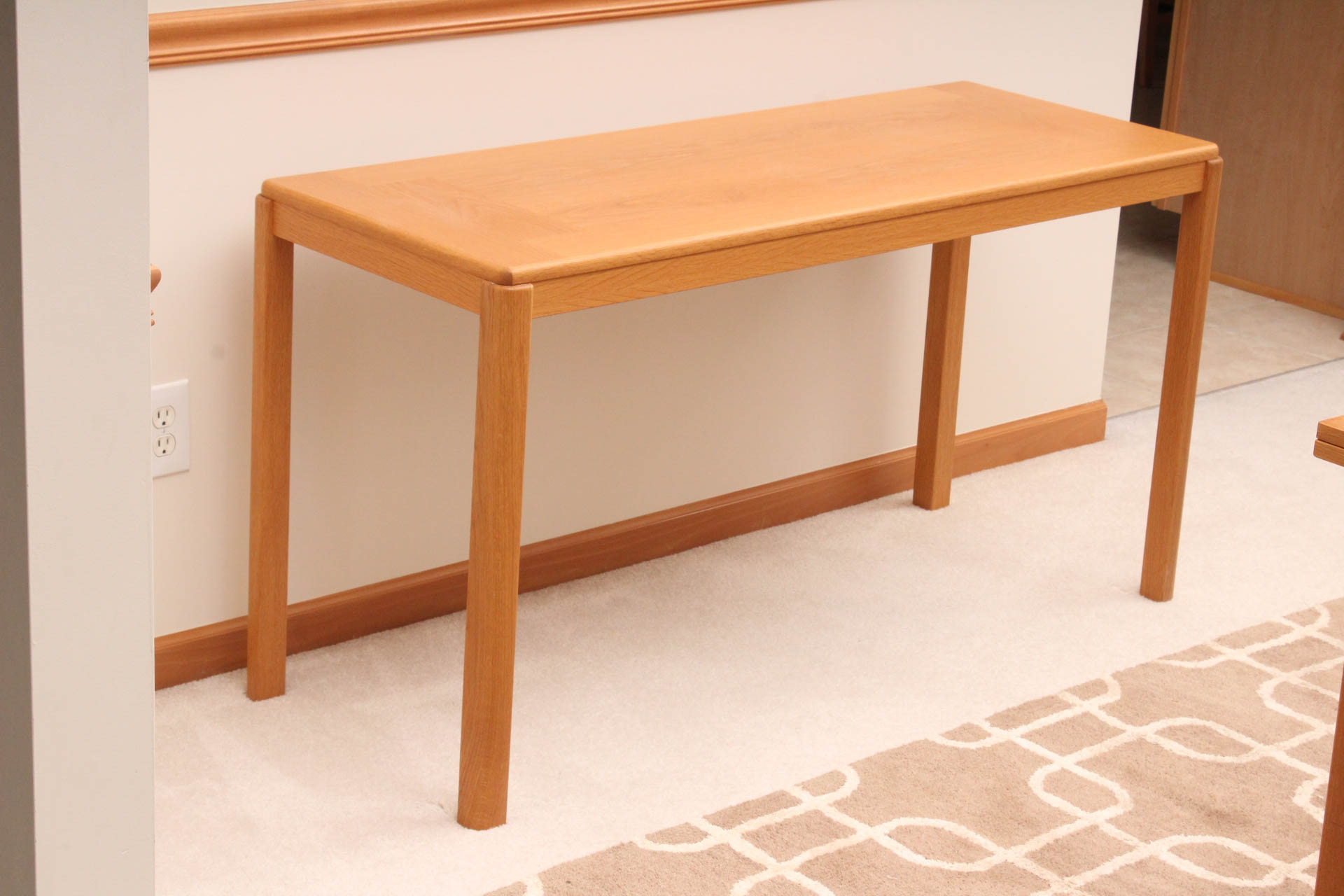 Danish Modern Oak Side Table