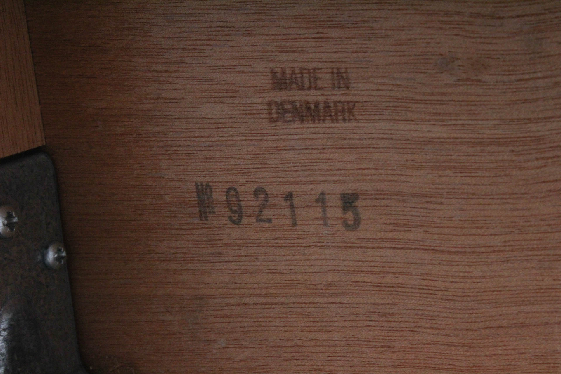 Danish Modern Oak Side Table