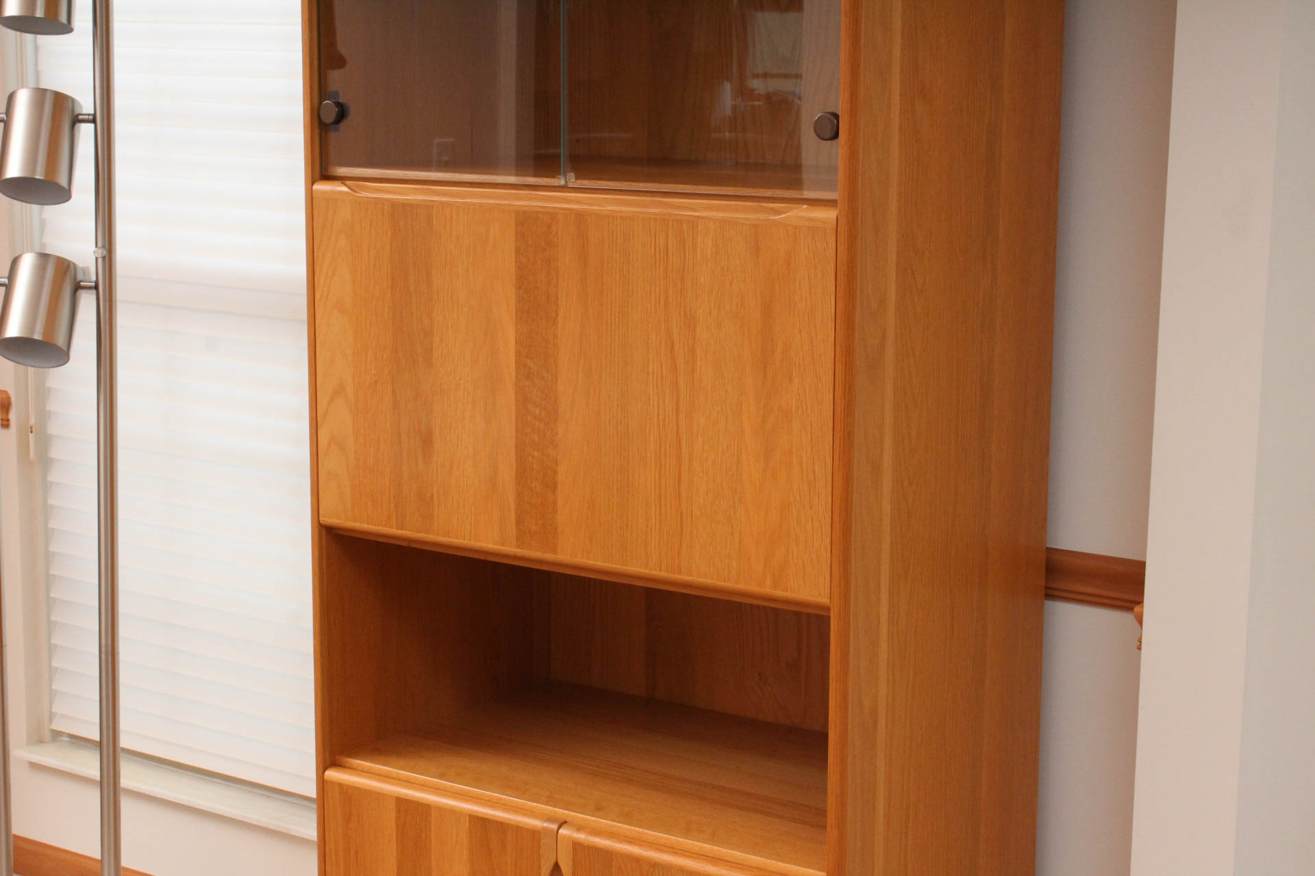 Danish Modern Style Oak Bar Cabinet by Scandinavian Design