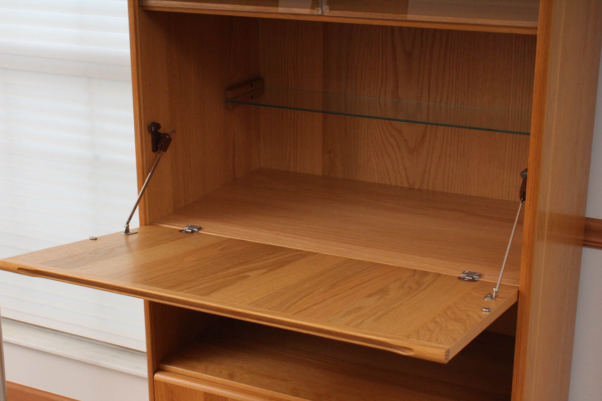 Danish Modern Style Oak Bar Cabinet by Scandinavian Design