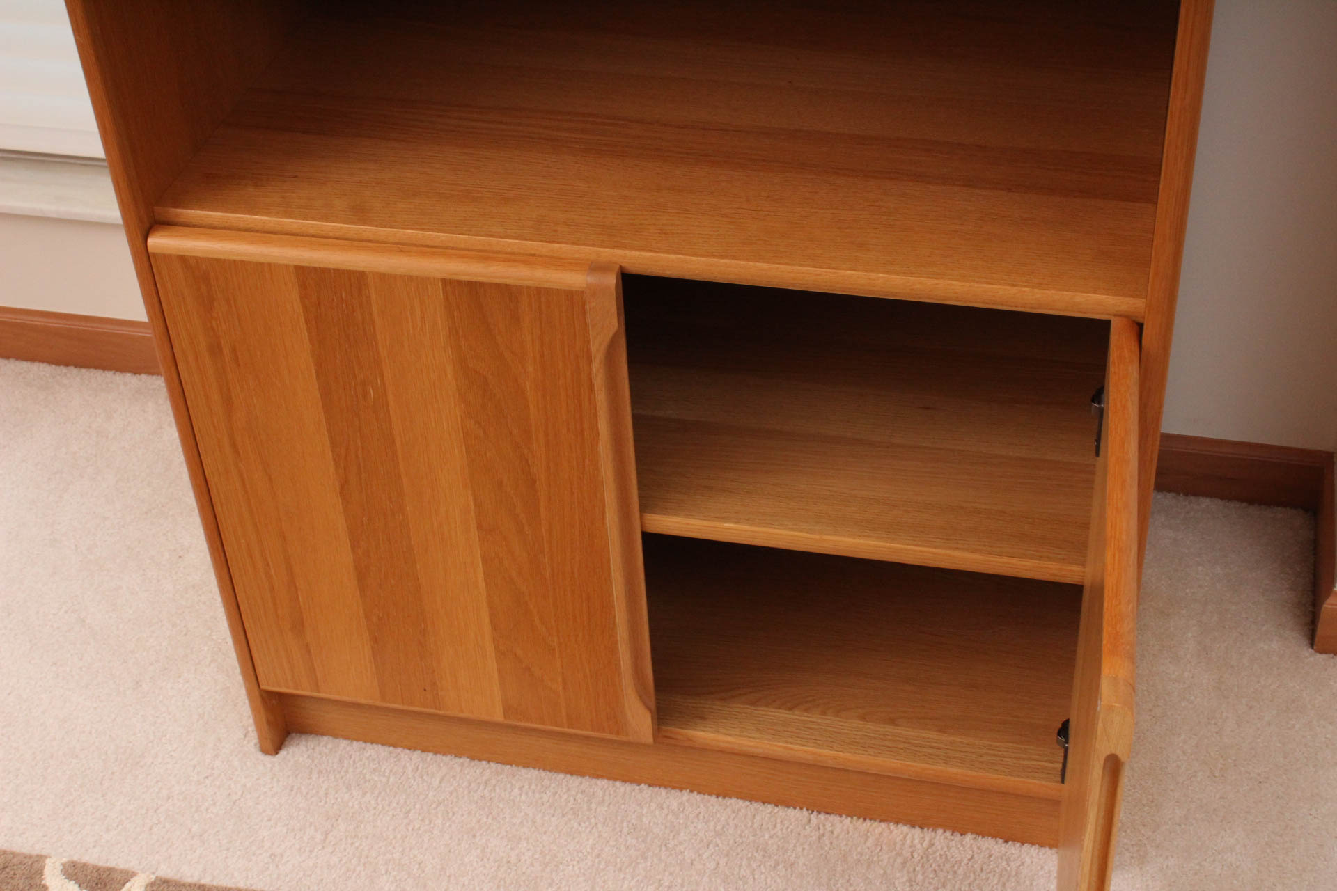 Danish Modern Style Oak Bar Cabinet by Scandinavian Design