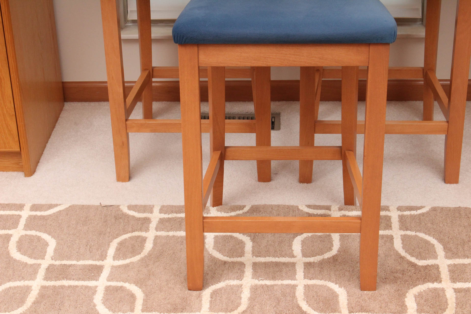 Danish Modern Style Birch Bar Stools by Dinec