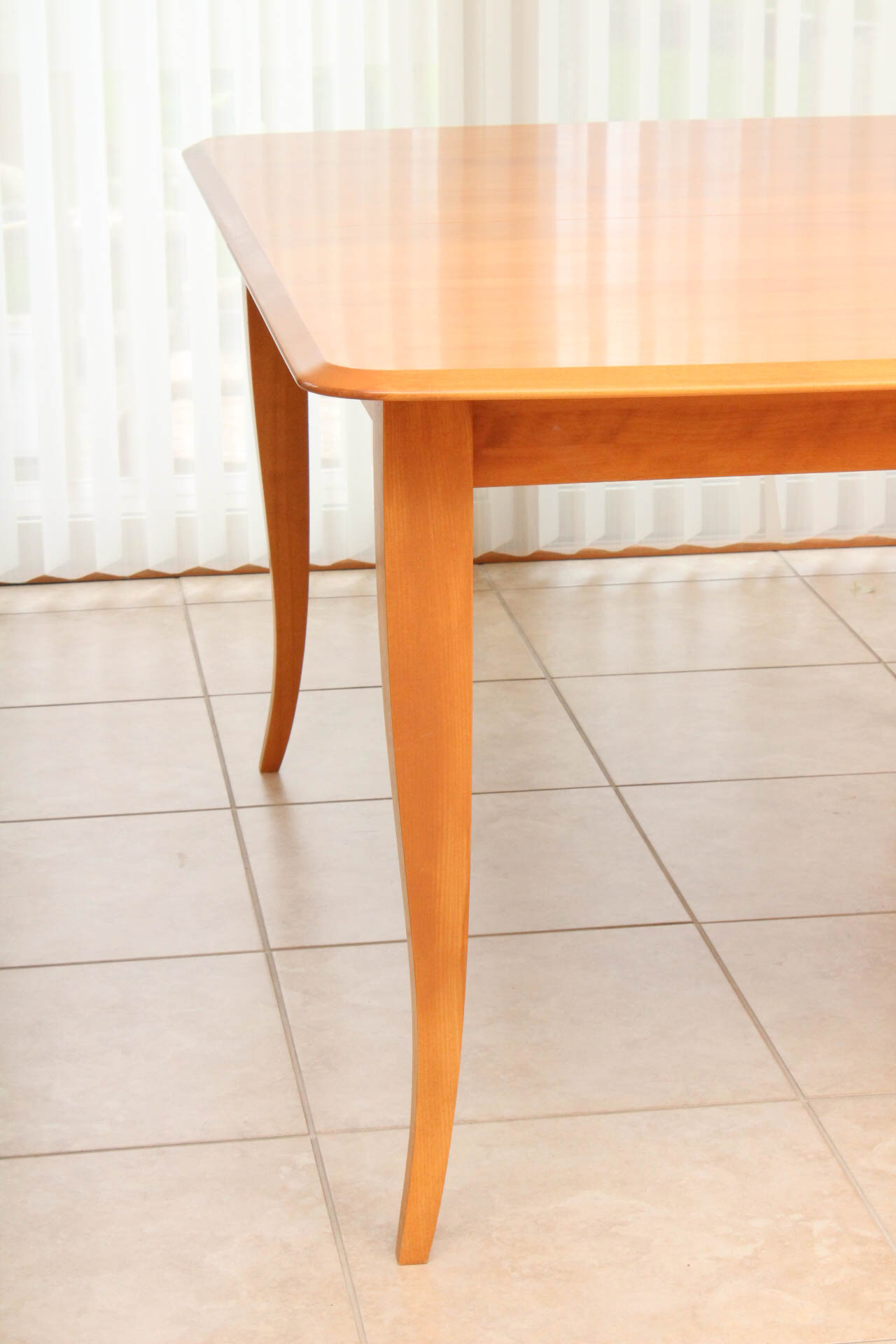 Danish Modern Style Birch Dining Table by Dinec