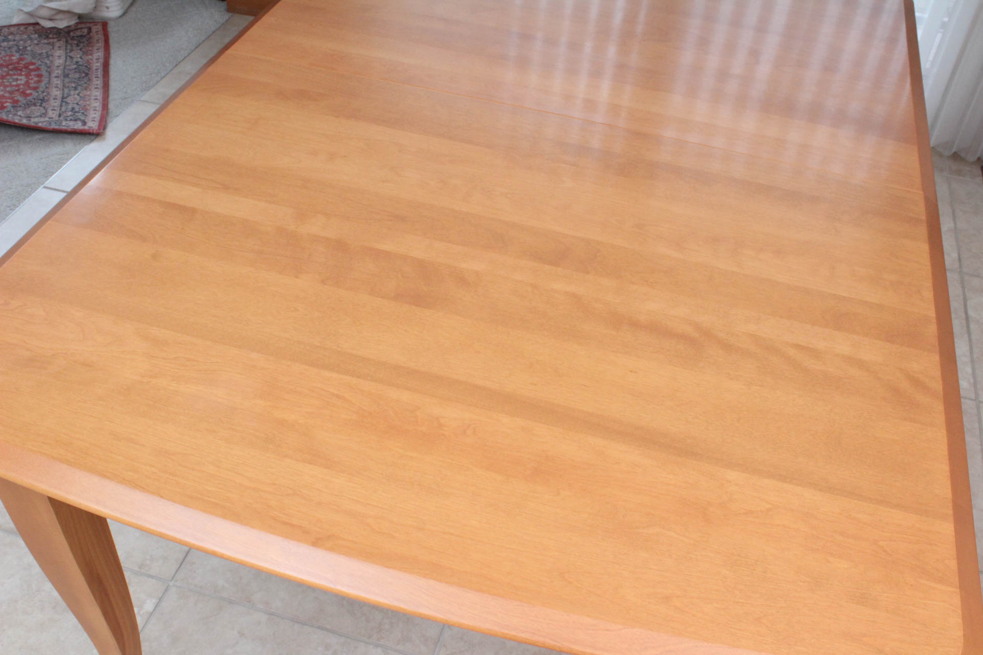 Danish Modern Style Birch Dining Table by Dinec