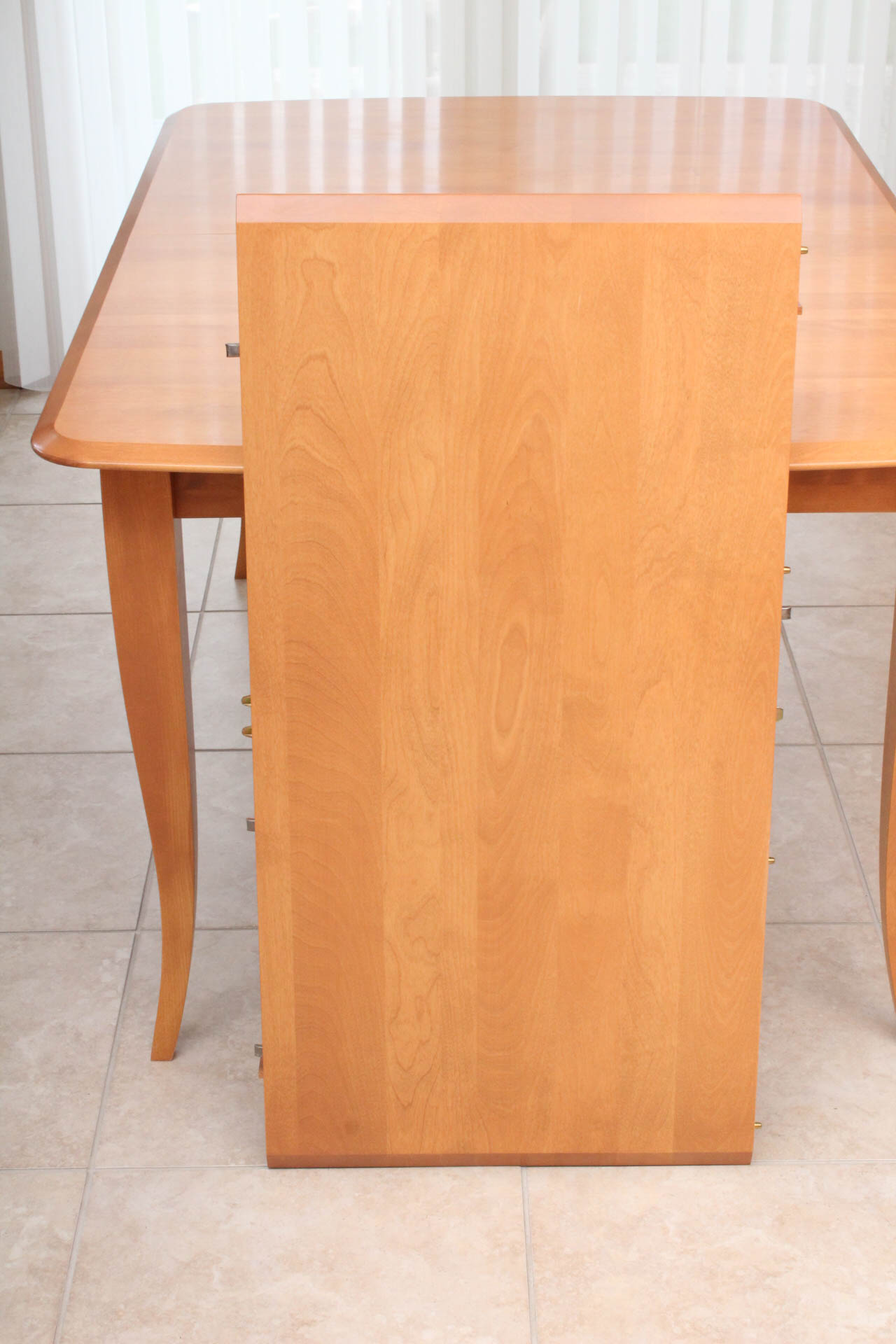 Danish Modern Style Birch Dining Table by Dinec