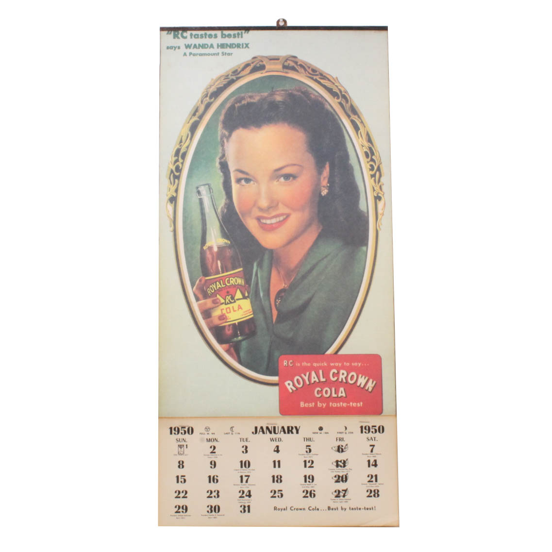 Vintage Royal Crown Calendar