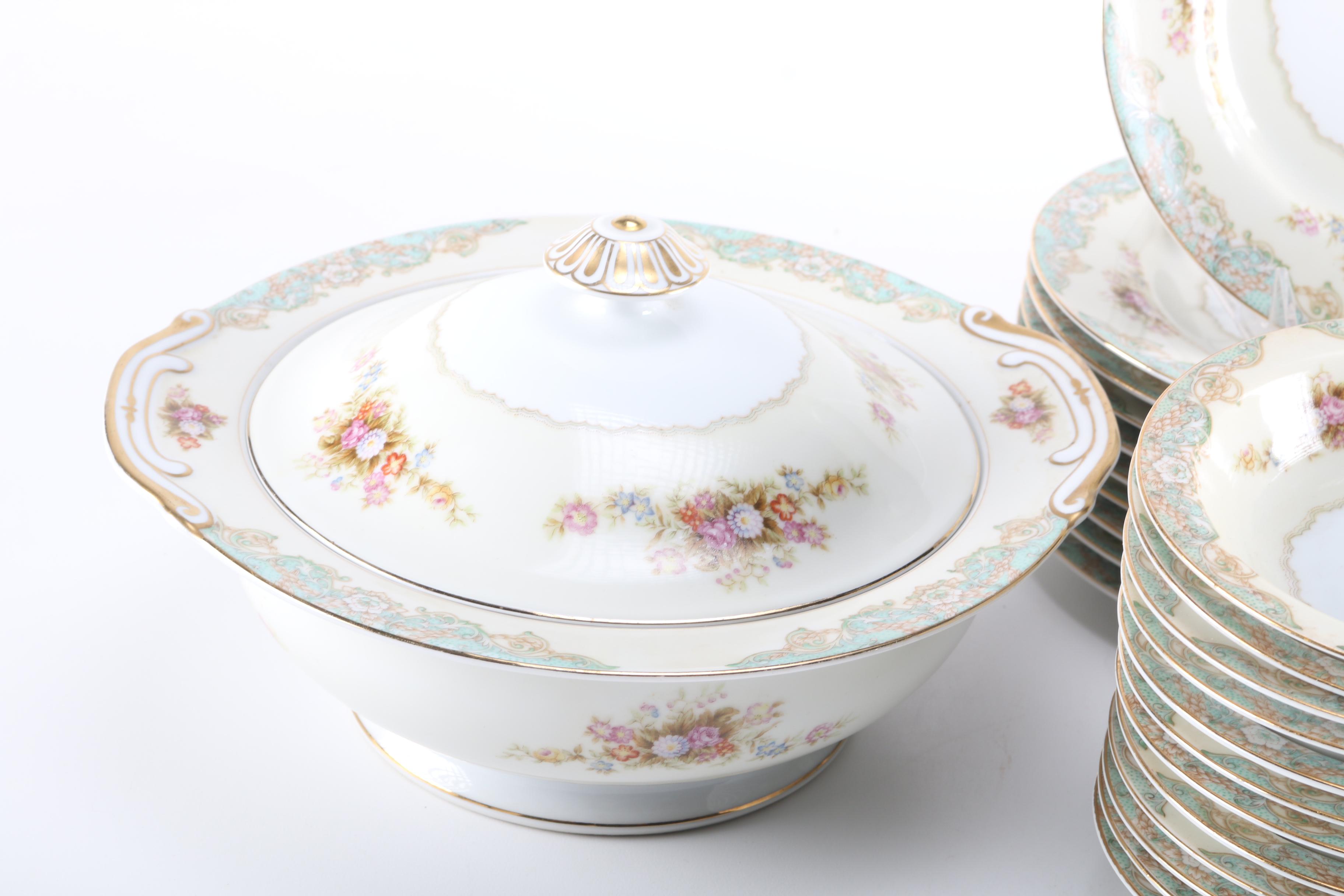 Kyoto China Made in Occupied Japan Tableware Service