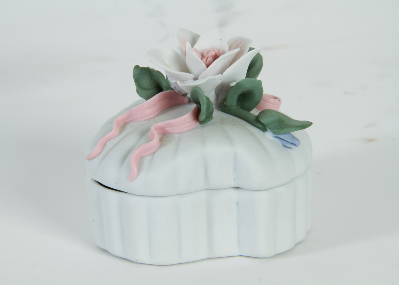 Pair of Ceramic Floral Decor