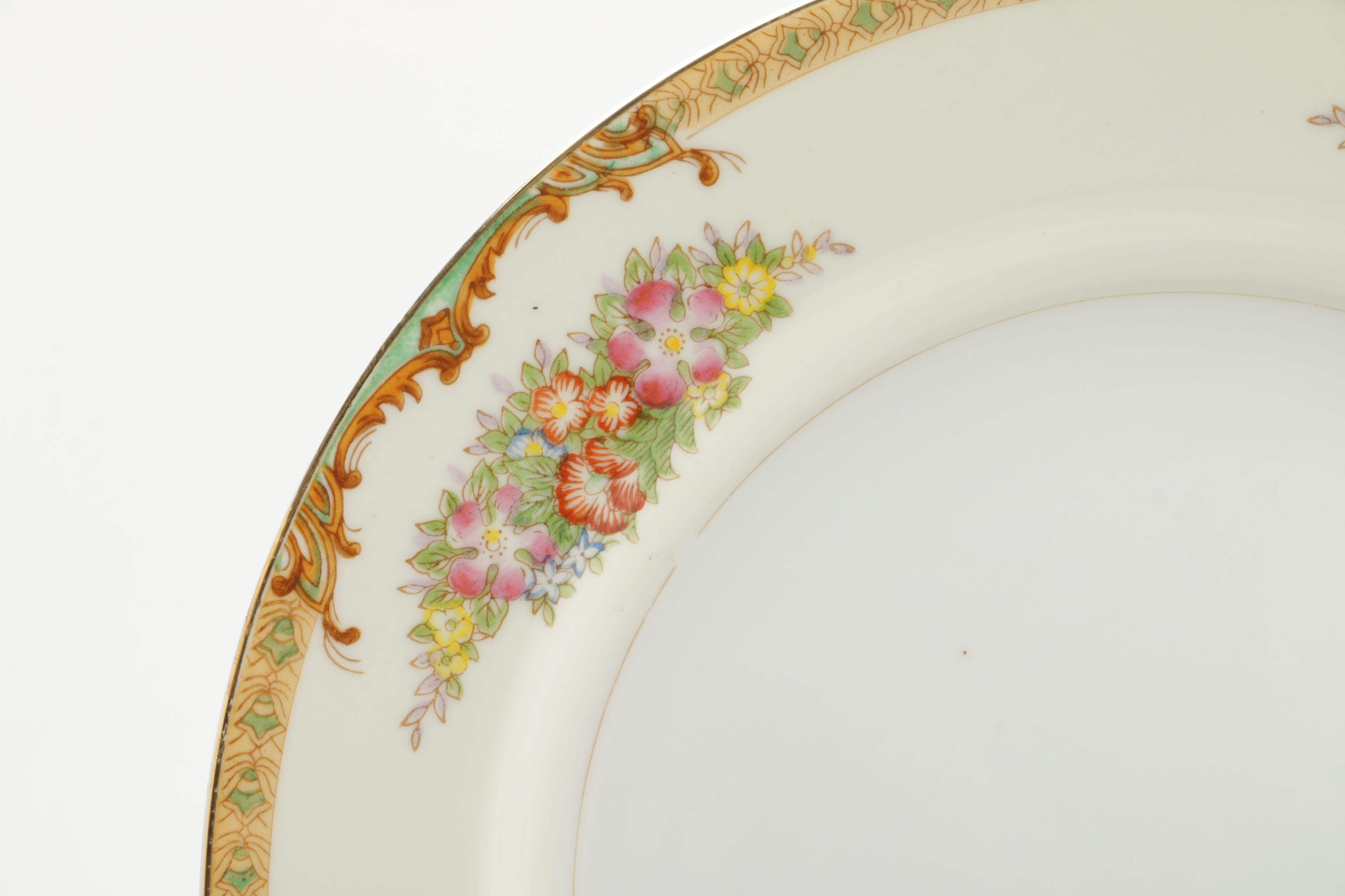 Vintage Japanese Diamond Porcelain Tableware