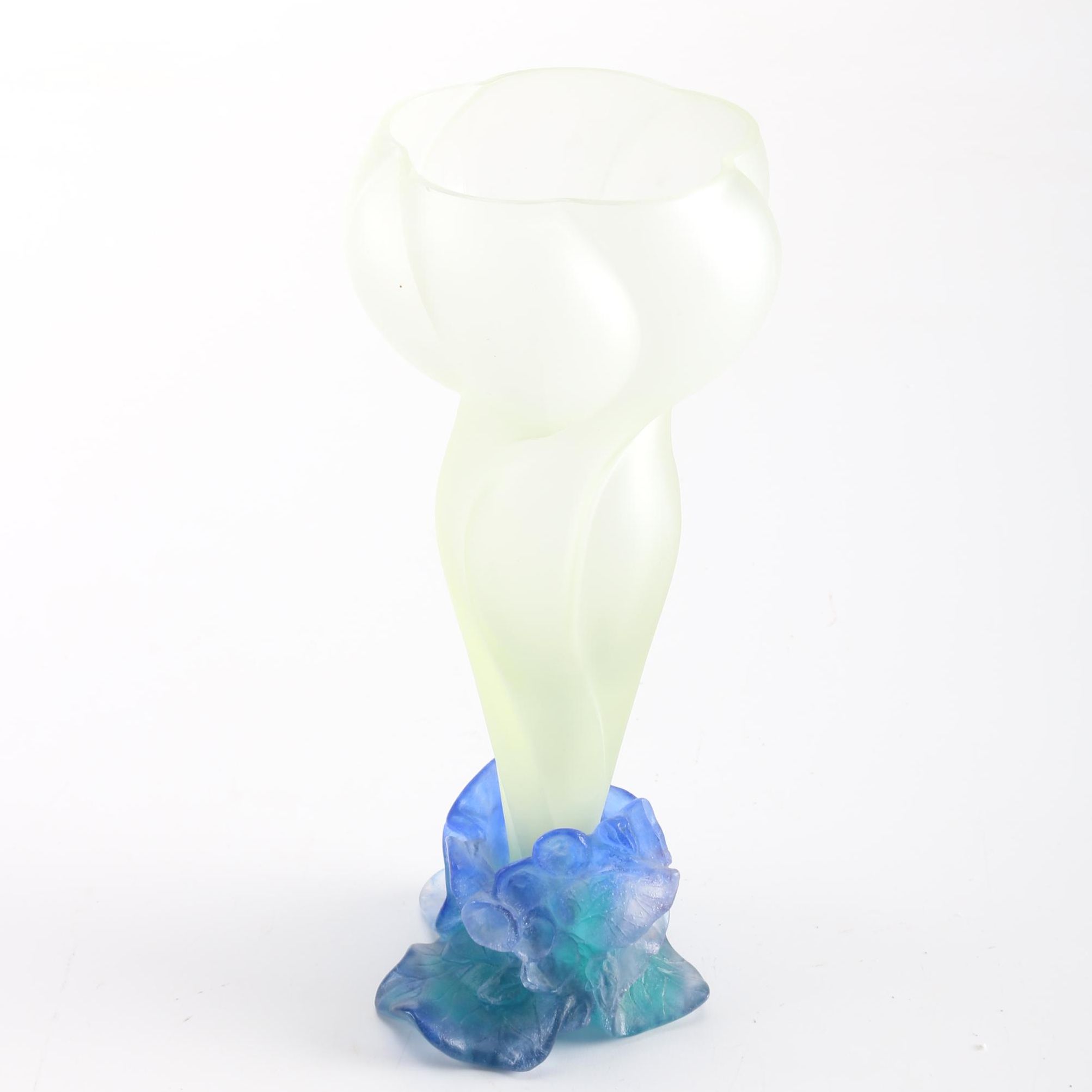 Daum France Decorative Crystal Vase