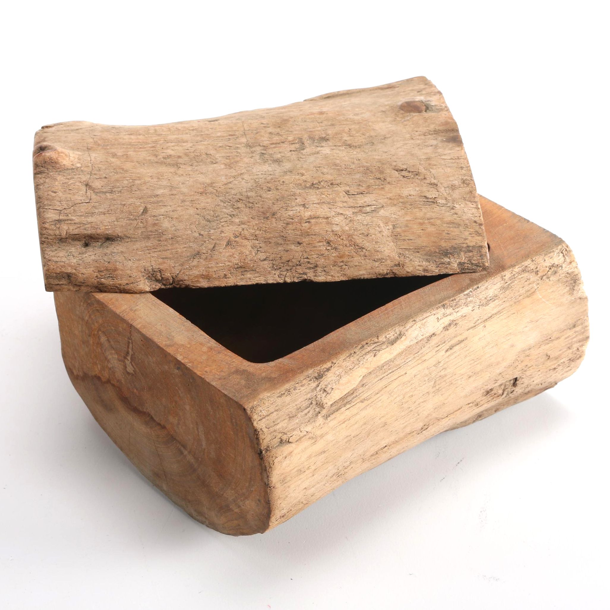 Wooden Log Box