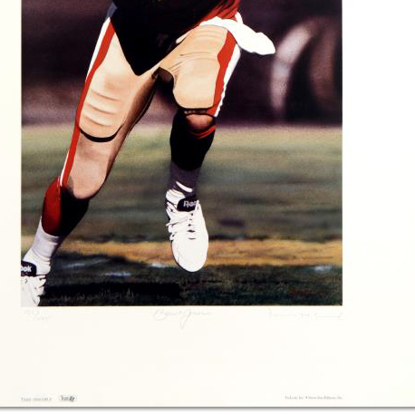 Daniel M. Smith Limited Edition Lithograph "Brent Jones"