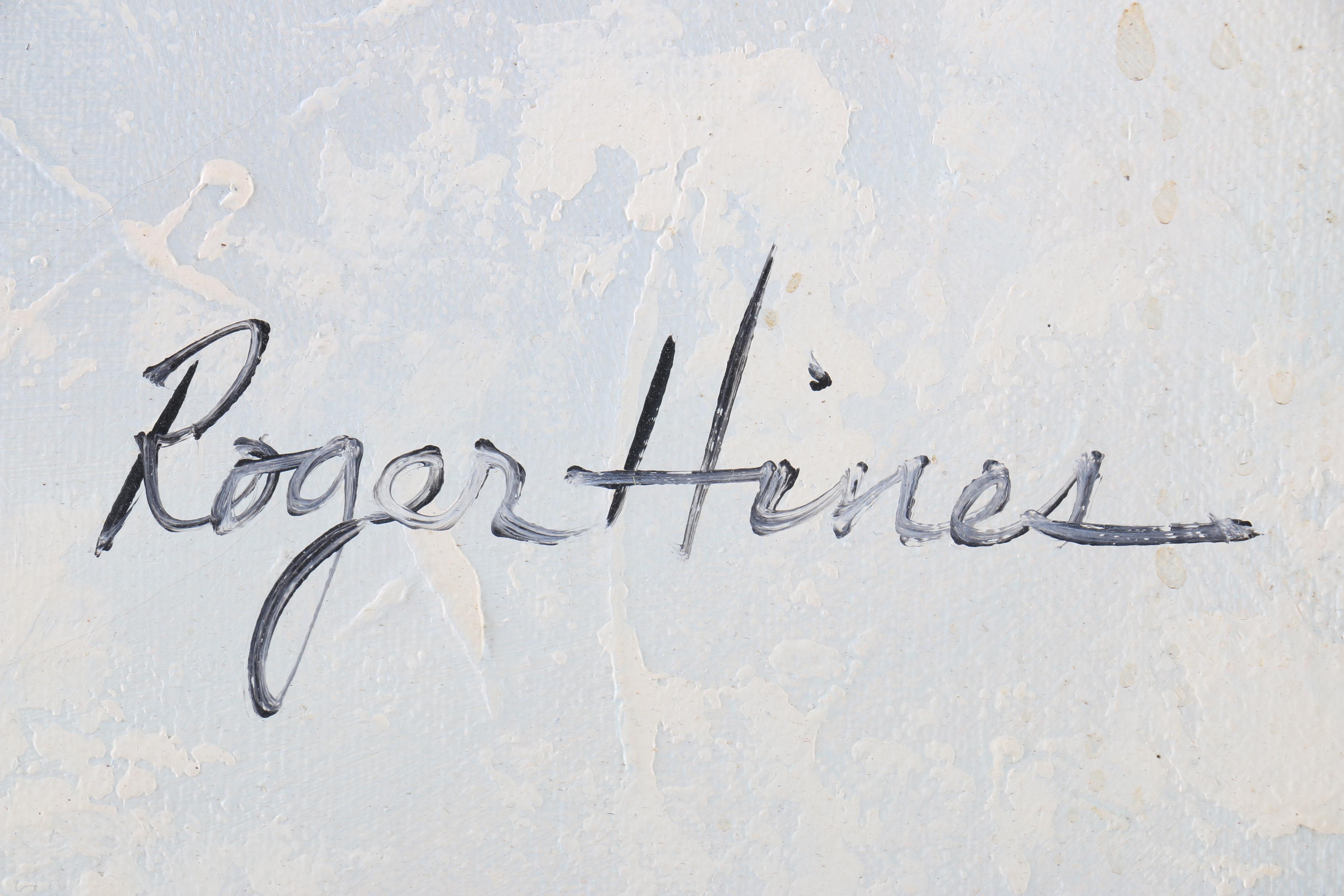 Roger Hines Oil Painting of Clowns