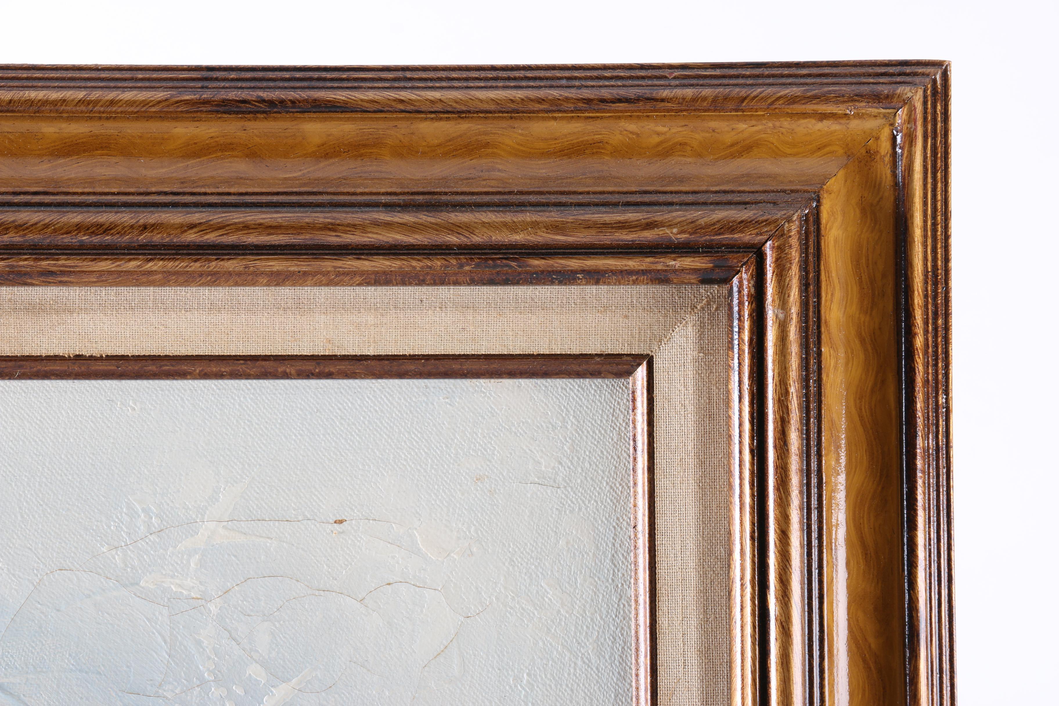 Roger Hines Oil Painting of Clowns