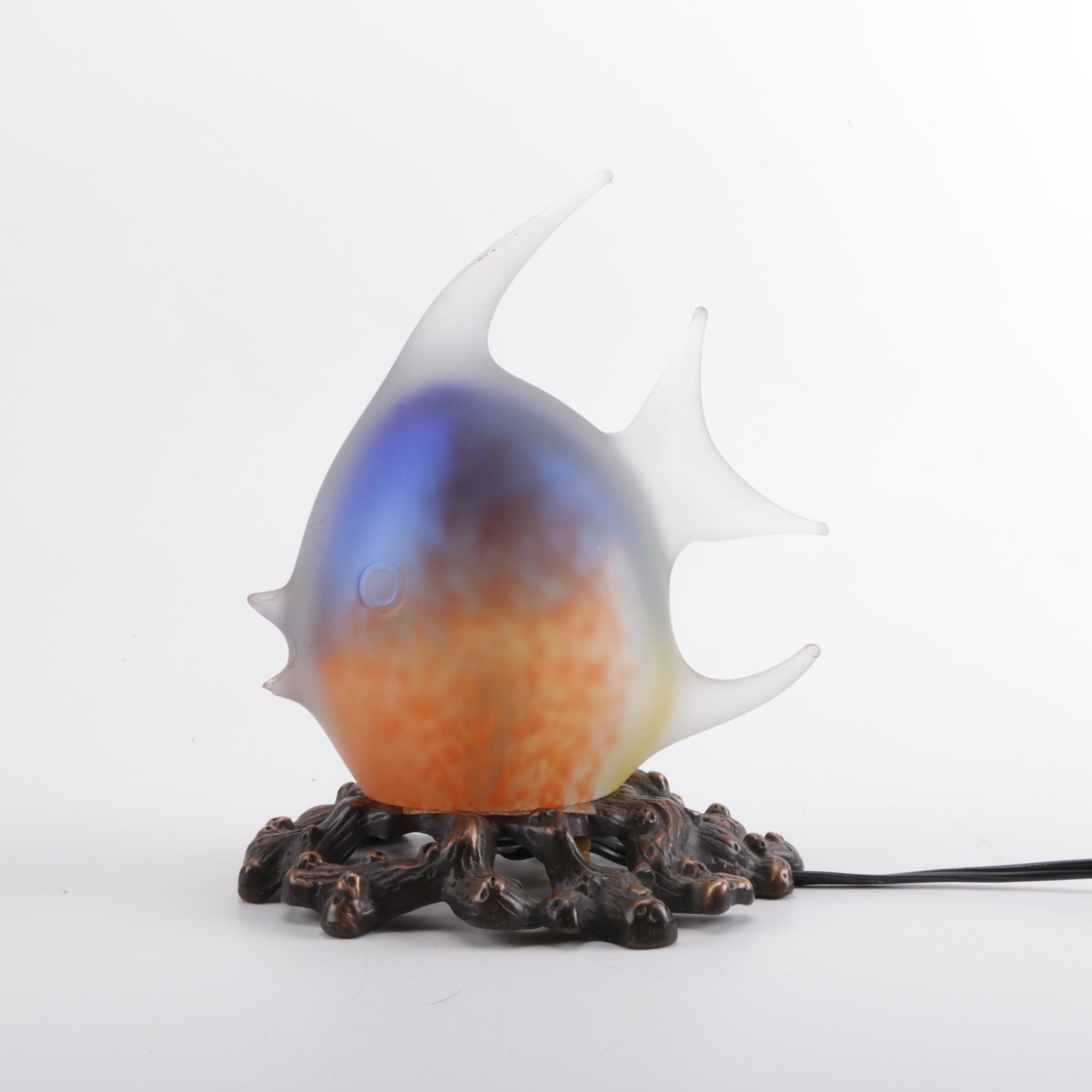Glass Fish Lamp