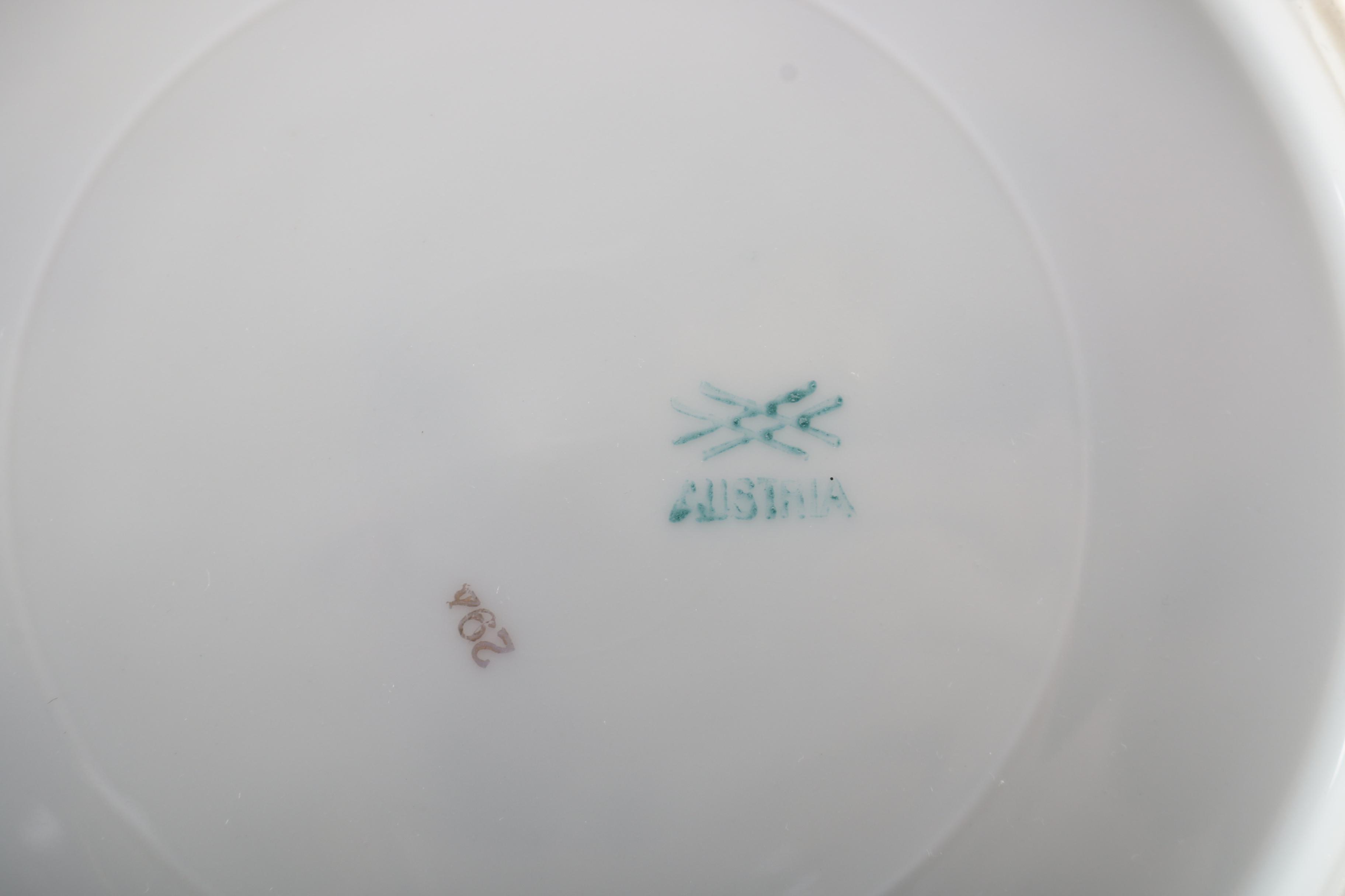 Victoria Austria Dessert Plates and Platter