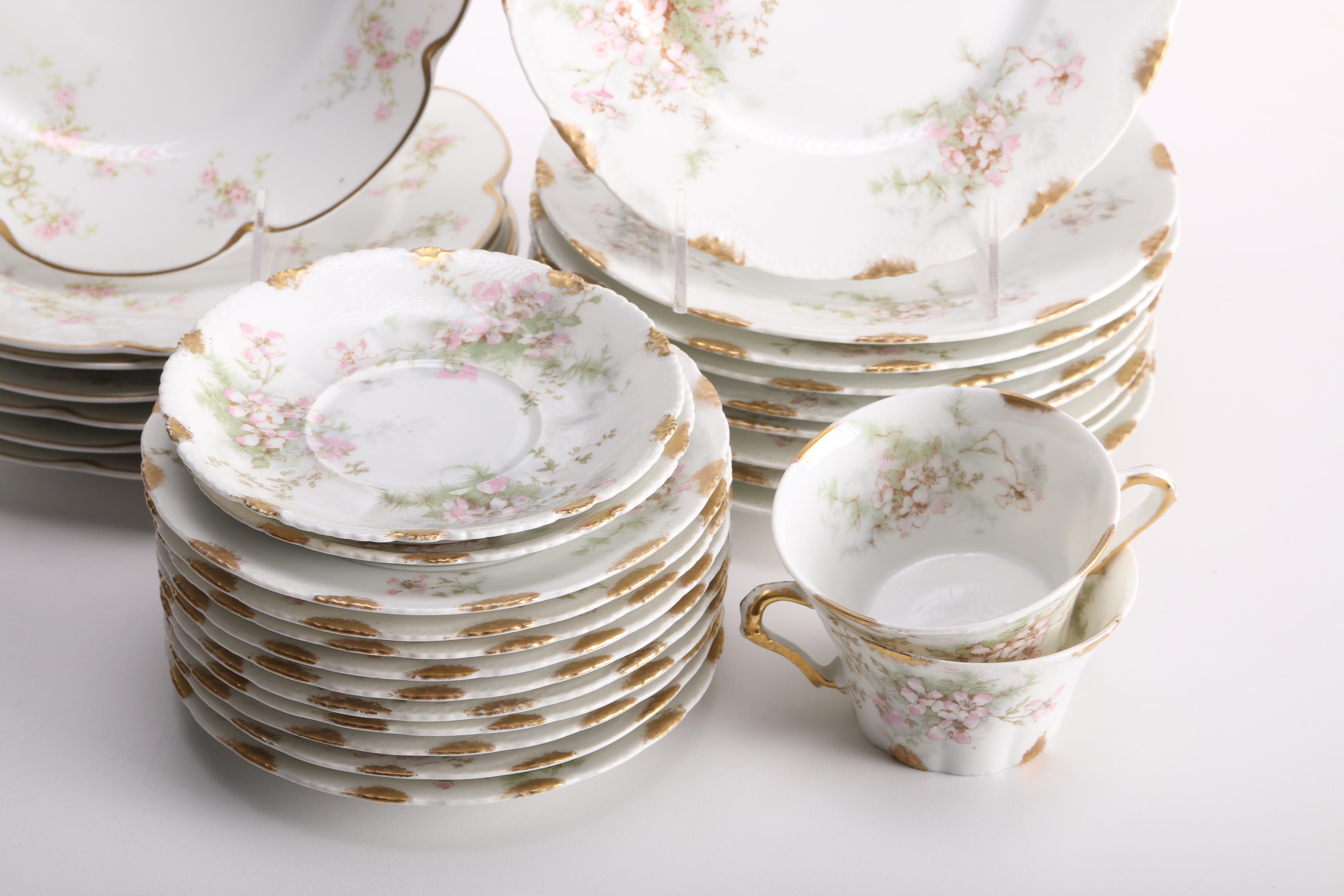 Theodore Haviland Pink Blossomed "Schleiger" China