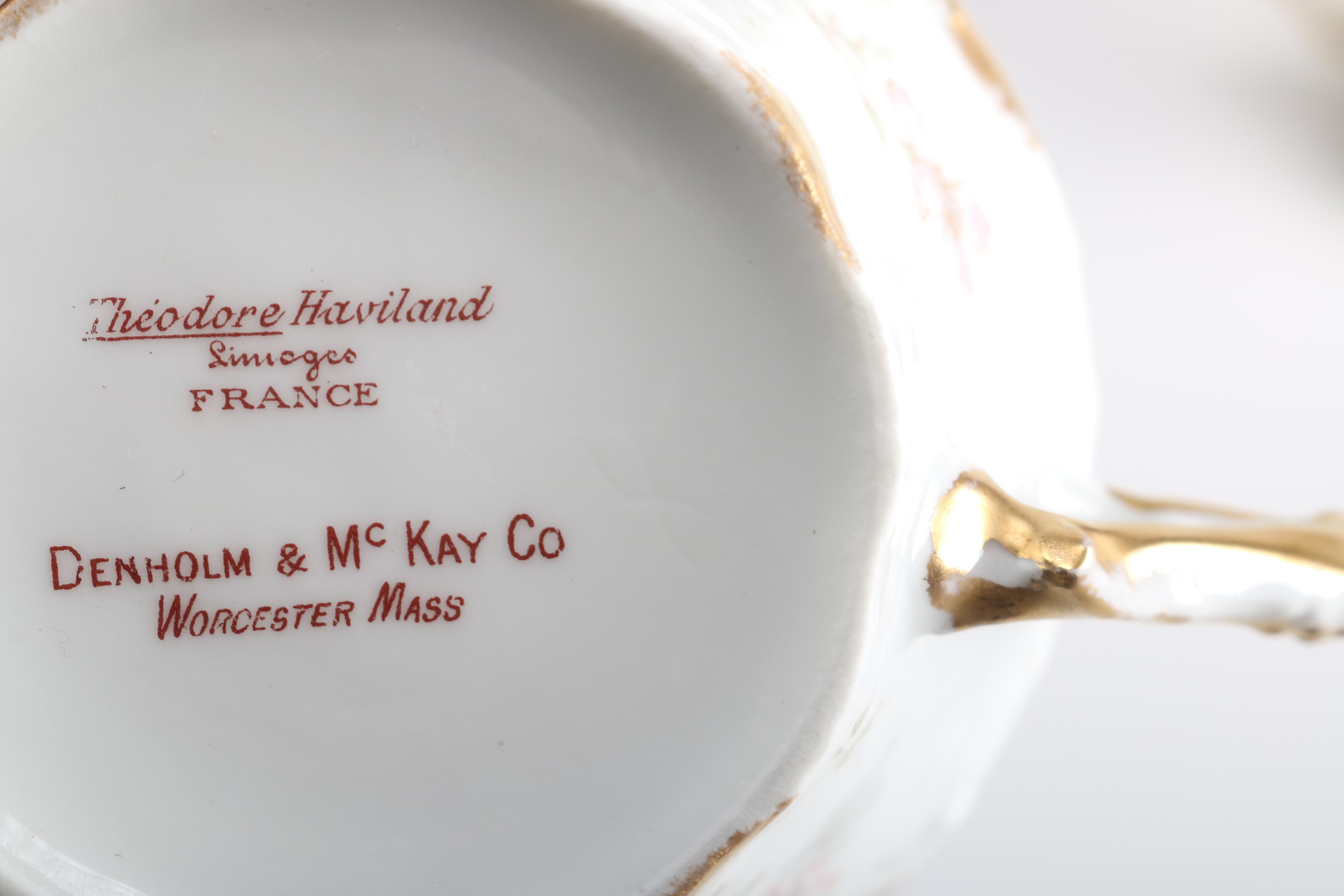 Theodore Haviland Pink Blossomed "Schleiger" China