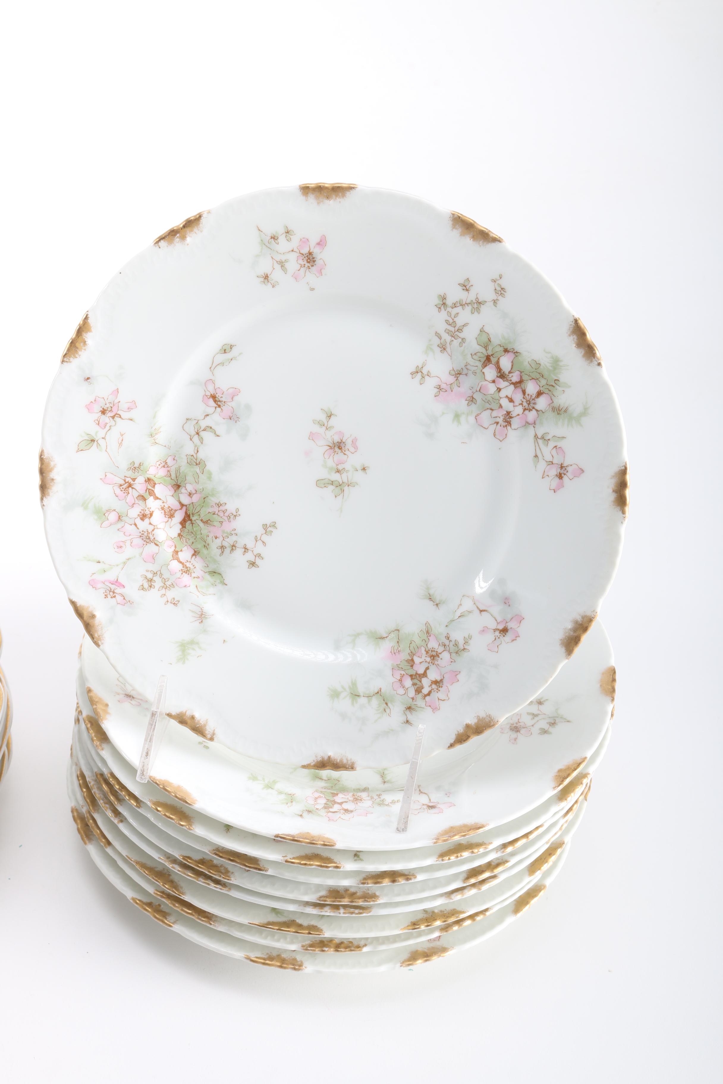 Theodore Haviland Pink Blossomed "Schleiger" China