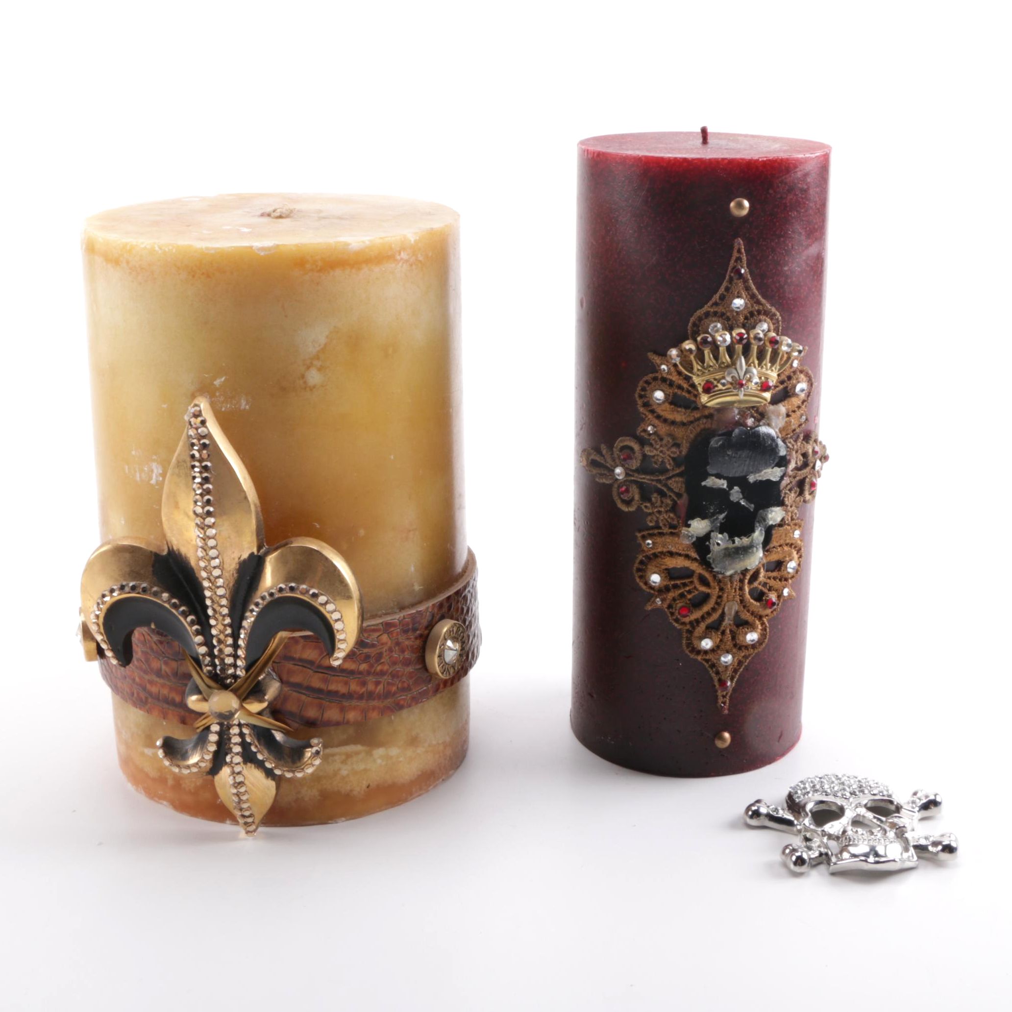 Decorated Pillar Candles