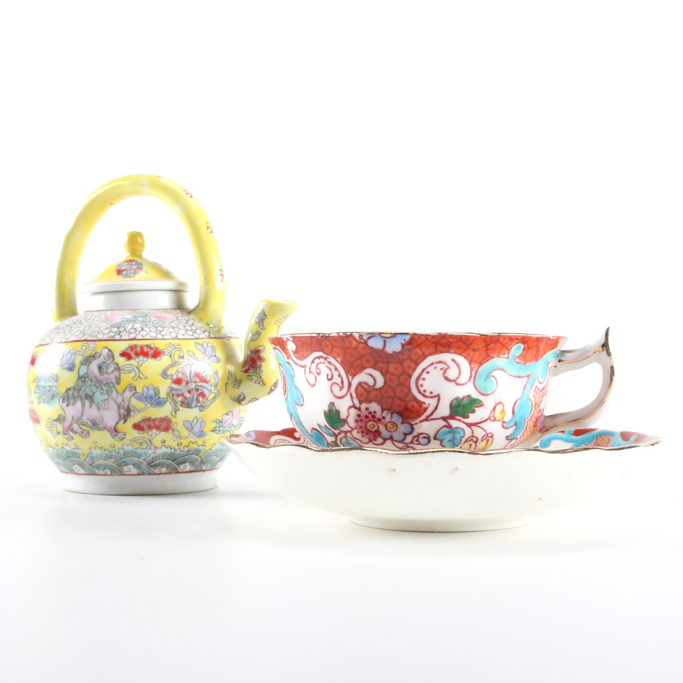 Asian Floral Tea Set