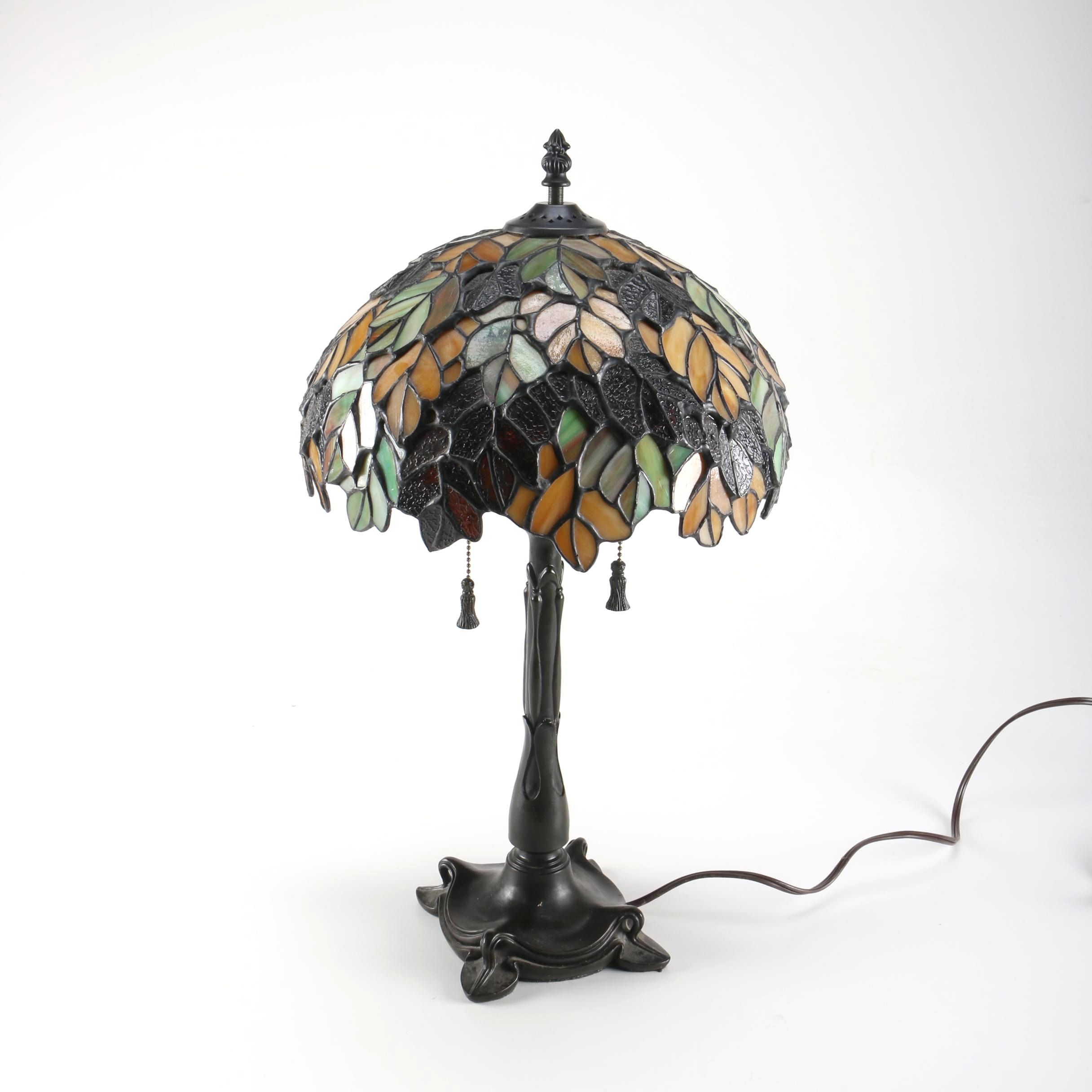 Tiffany Style Stained Glass Accent Lamp