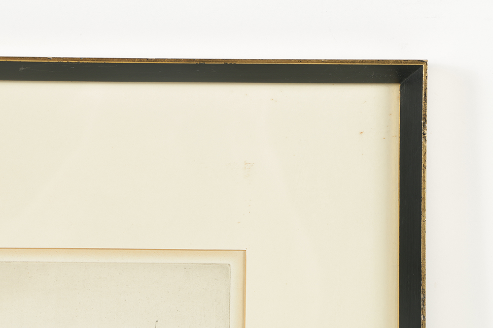 Arthur Briscoe Etching on Paper "Oyster Dredging, West Mersea"