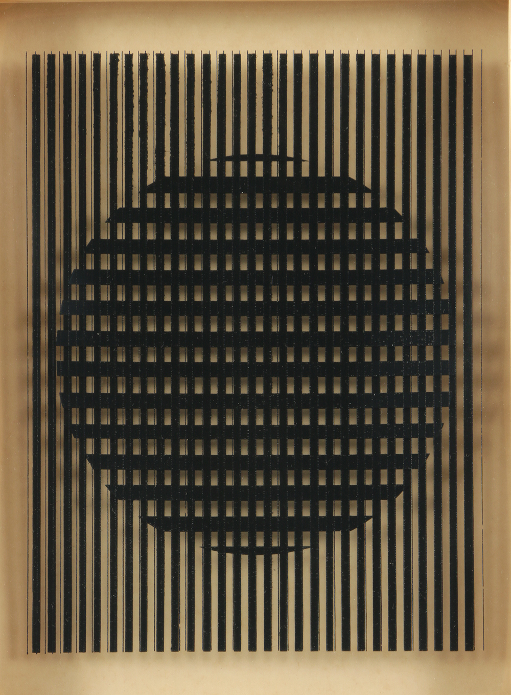 Jack Eisner Three-Dimensional Mixed Media in Shadow Box Frame