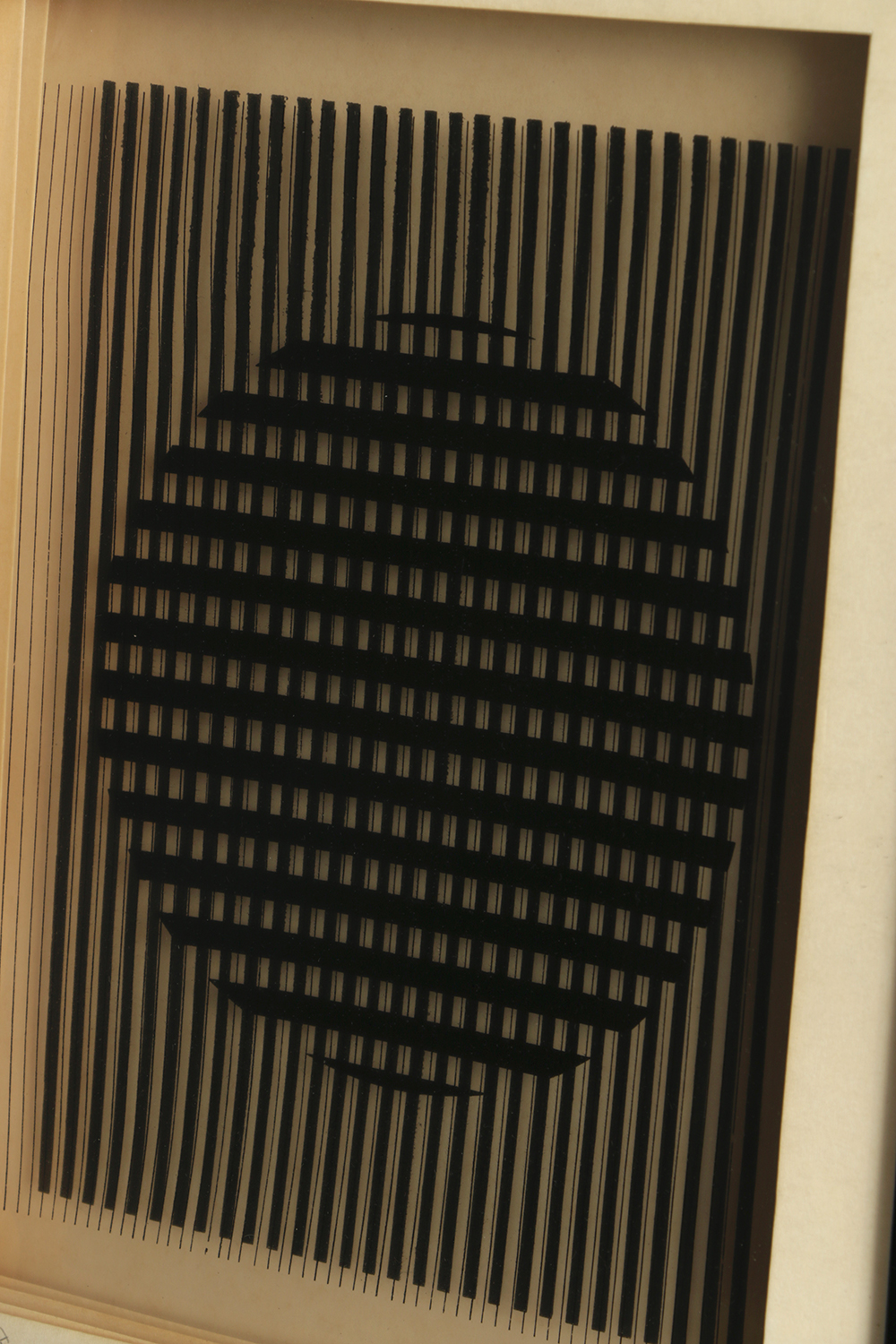 Jack Eisner Three-Dimensional Mixed Media in Shadow Box Frame