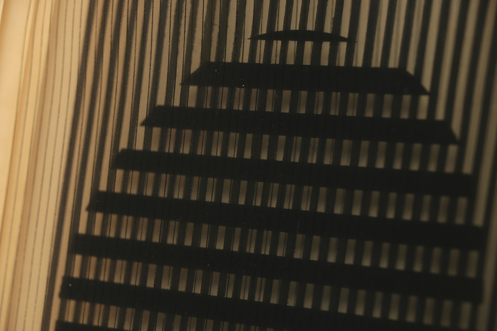 Jack Eisner Three-Dimensional Mixed Media in Shadow Box Frame