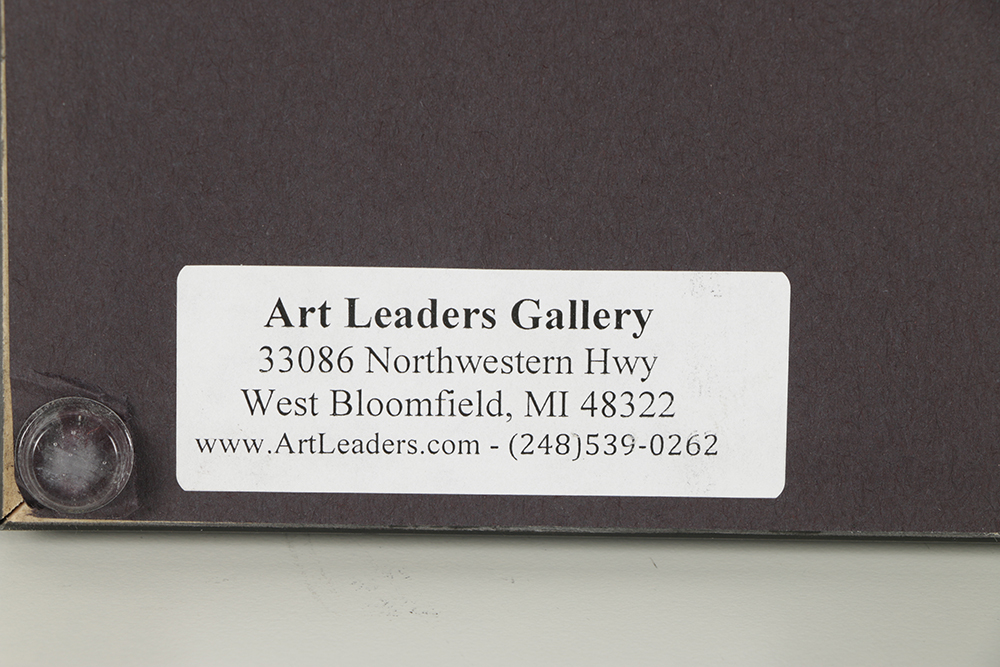 Motoi Oi Limited Edition Color Etching on Paper Abstract Clown