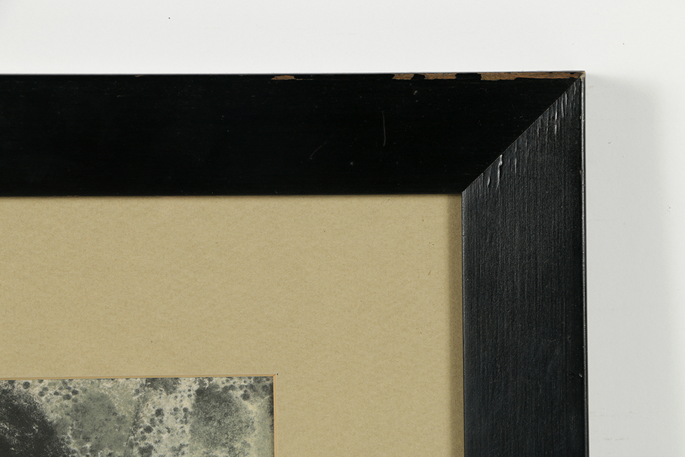 Kambre Pastel Drawing on Textured Paper Cubist Portrait