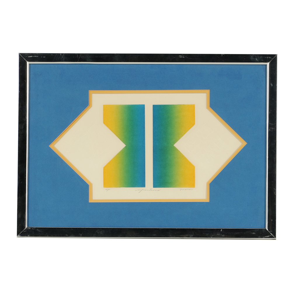 Mara Artist's Proof Relief Print on Paper "Refractions"
