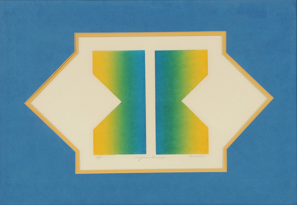 Mara Artist's Proof Relief Print on Paper "Refractions"