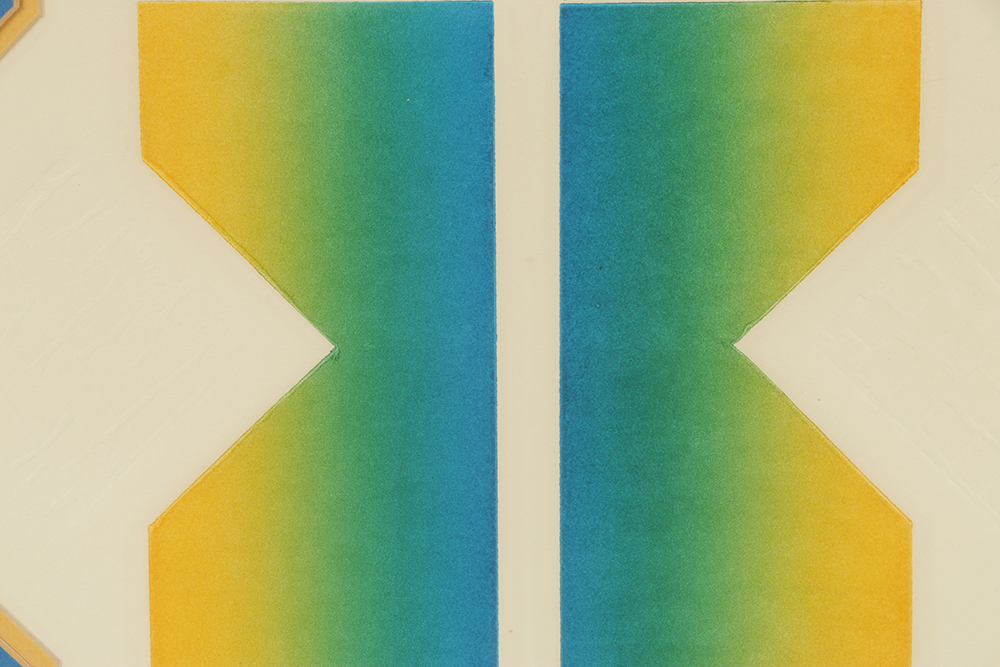 Mara Artist's Proof Relief Print on Paper "Refractions"