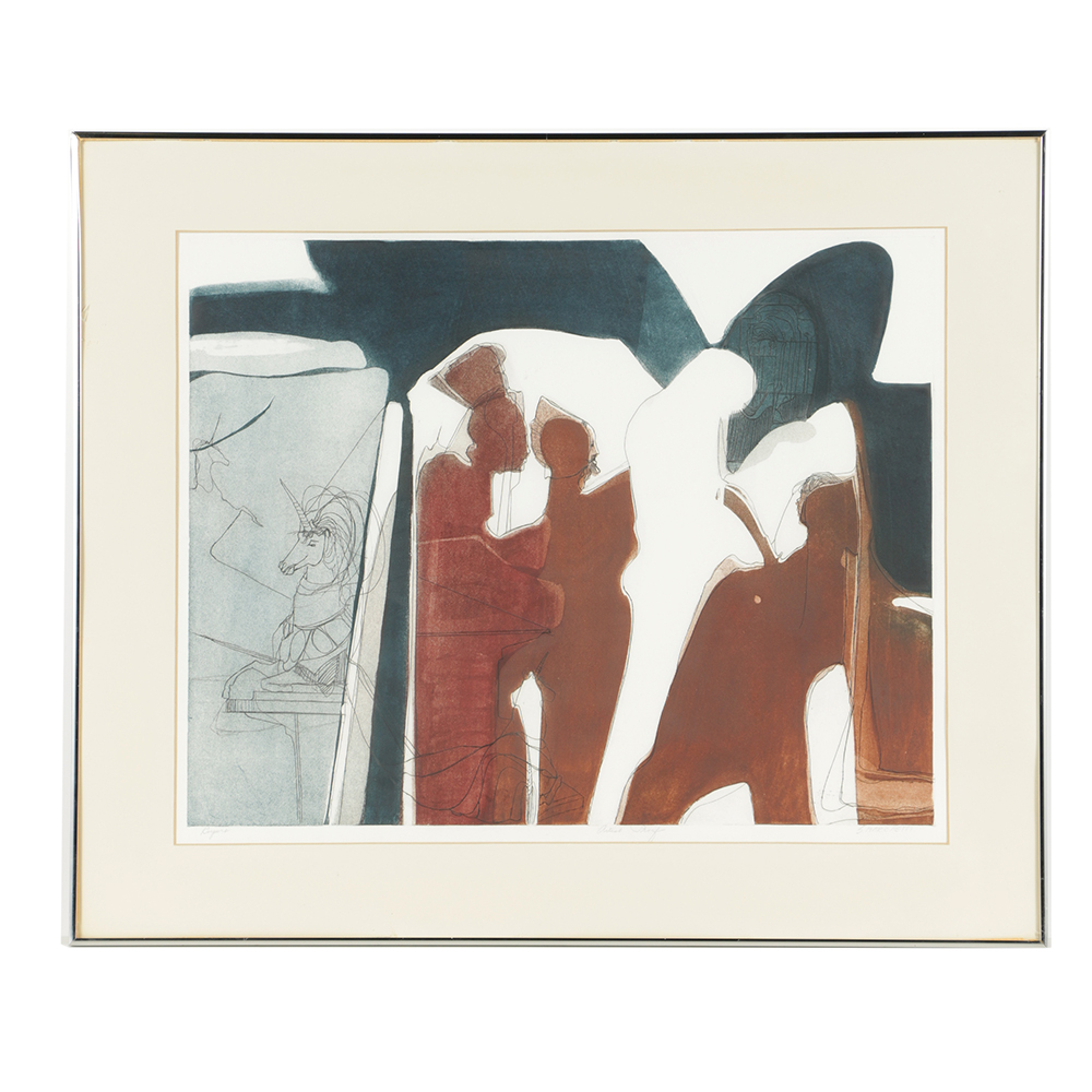 S. Marchetti Artist's Proof Mezzotint on Paper "Rupers"