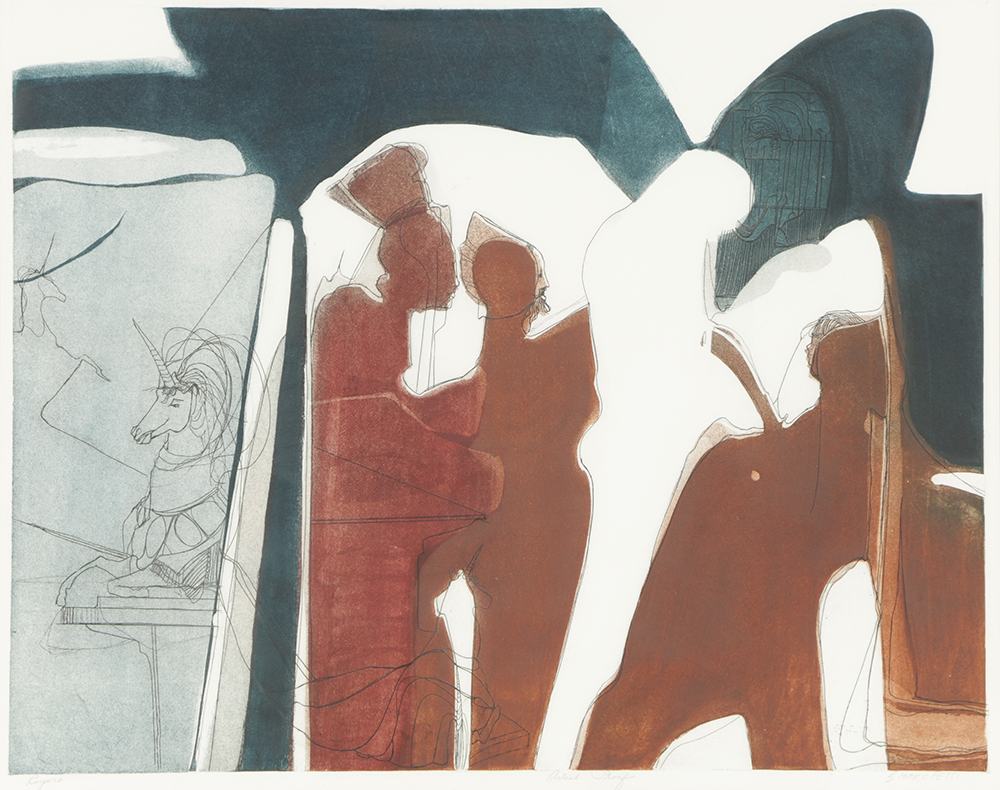 S. Marchetti Artist's Proof Mezzotint on Paper "Rupers"