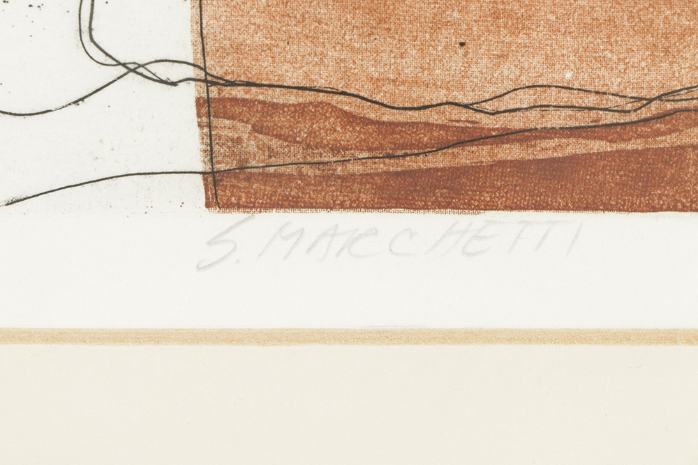 S. Marchetti Artist's Proof Mezzotint on Paper "Rupers"