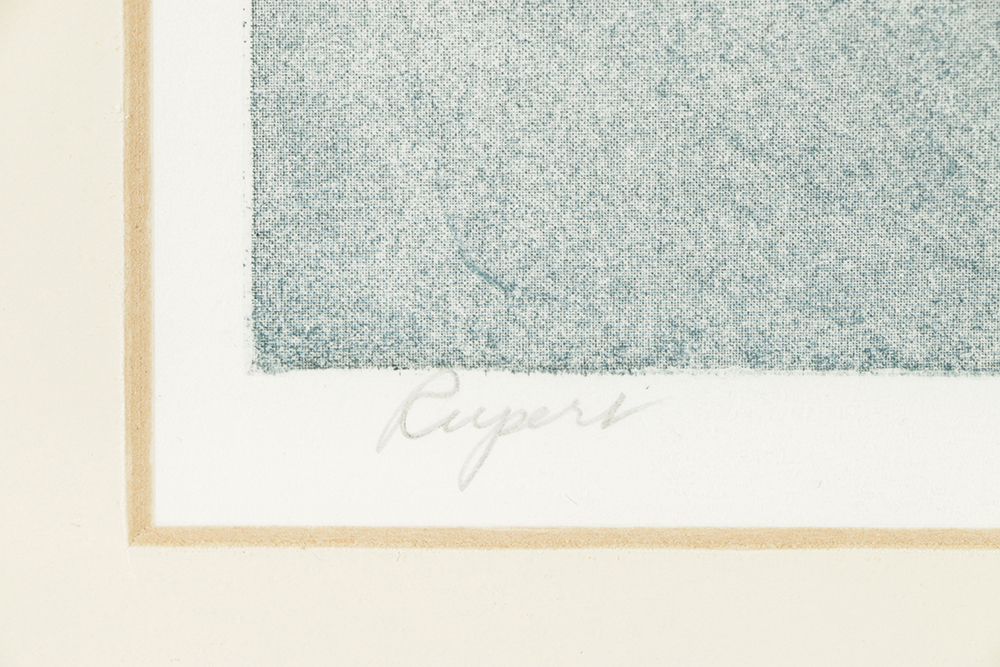 S. Marchetti Artist's Proof Mezzotint on Paper "Rupers"