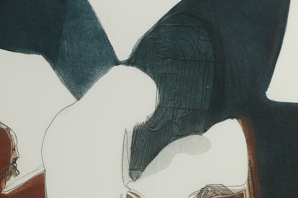 S. Marchetti Artist's Proof Mezzotint on Paper "Rupers"