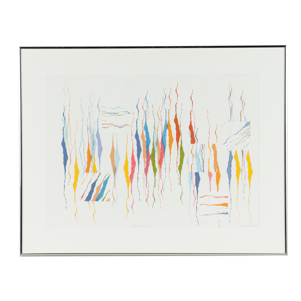 M. Murphy-Reed Mixed Media on Paper "Conversans w/ Collage"