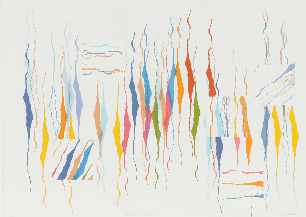 M. Murphy-Reed Mixed Media on Paper "Conversans w/ Collage"